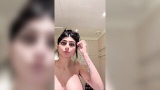Mia Khalifa Nude Face Wash OnlyFans Livestream Leaked - Leak