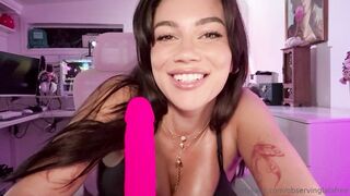 Observinglalaxo Hot JOI With Pink Dildo OnlyFans
